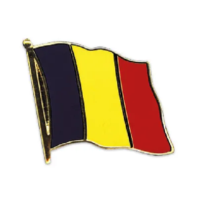 Produktbild von Flaggen-Pin vergoldet Belgien