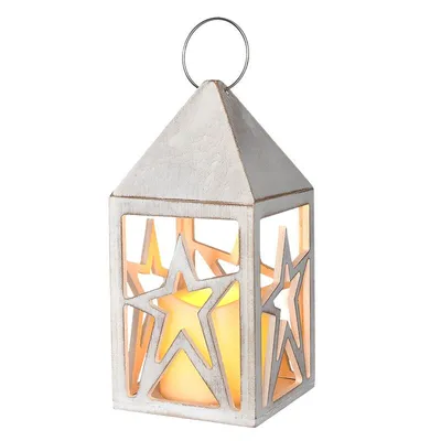 Obrázok produktu pre Lampáš s LED sviečkou drevený SOLIGHT 1V232 3xAAA