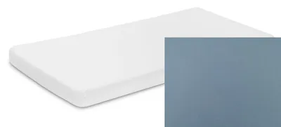 Produktbild von OLKA LUX Jersey Spannbettlaken mit Gummizug hellblau 80x160 cm