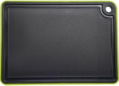 Produktbild von Schneidbrett, rutschfest 350x250x10 mm, schwarz