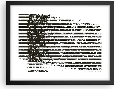 Produktbild von Gerahmtes Poster - Schwarzer Rahmen - Abstraktion Schwarz Gürtel - 40x30 cm - Wand Bild - Wanddeko - Wandbilder - Kunstposter - Wandposter - Bilderrahmen - Bilder - Kunstdruck - P2BAA40x30-4855