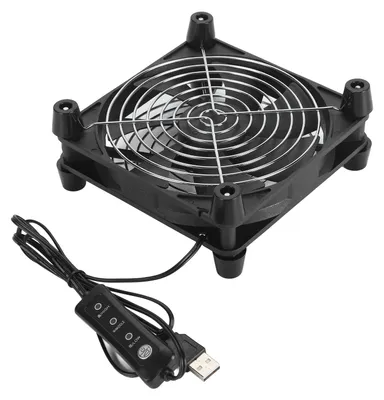Zdjęcie produktu dla Wentylator komputerowy 140 mm, 3 prędkości, zasilanie USB 5 V, 2800 obr./min – przenośny wentylator chłodzący do obudowy komputera, przeznaczony do tabletów, telewizorów, odbiorników, routerów i rejestratorów DVR