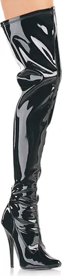 Produktbild von DOMINA-3000 Damen Boots von Devious, Schwarz Lack , EU 45, US 15