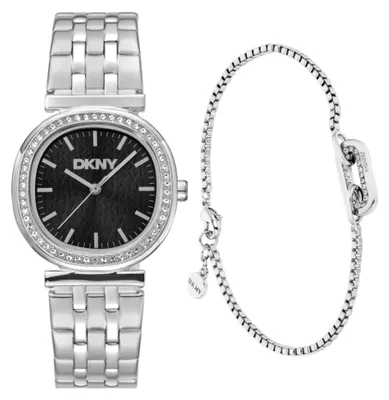 Produktbild von DKNY Damenuhr Quarzuhr silber onesize Damen 30 DK1L083M0055
