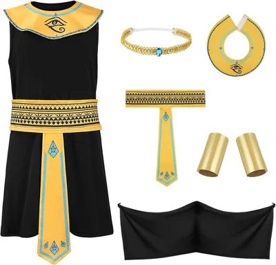 Produktbild von Mädchenkostüm Cleopatra, Ägypten Stil, inklusive Accessoires, für Halloween