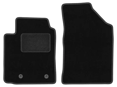 Obrázok produktu pre Predné velúrové koberce pre: Toyota Yaris I 1999-2005 (5dv.) – 2 ks, čierne, na mieru – Wielganizator LUX