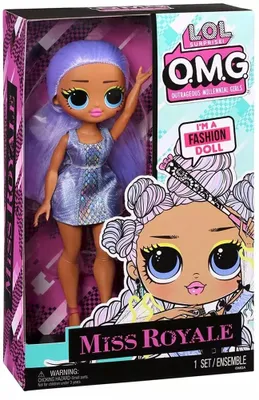 Produktbild von L.O.L. Surprise! O.M.G. Miss Royale Modepuppe mit Zubehör