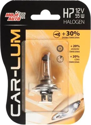 Obrázok produktu pre Żarówka Halogenowa 12V 55W H7