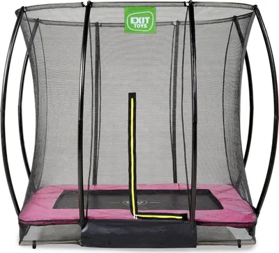 Zdjęcie produktu dla EXIT Silhouette Trampolina 153x214cm, z Siatką, Wkopywana, Różowy