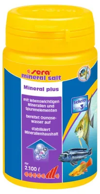 Produktbild von Sera Aquariumwasseraufbereiter mineral salt 100 ml