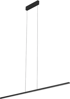 Produktbild von LED Hängeleuchte Aluminium Metall H: max. 160 cm Schwarz länglich neutralweiß 4000 K 1500 lm Modern
