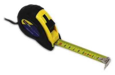 Produktbild von Profi Maßband 5 Meter (19 mm x 5 m) / Gürtelclip / Handschlaufe / 2 Tasten