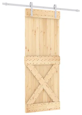 Immagine prodotto di Porta scorrevole Naturale e Bianco 80 x 210 cm