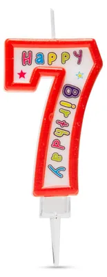 Obrázok produktu pre Sviečky na torty - 6,5 x 4 cm
