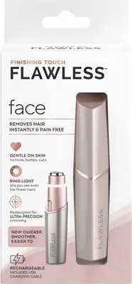Produktbild von Gesichts-Haarentferner, Wiederaufladbar, Flawless Finish, Sanft, Sicher, Blush