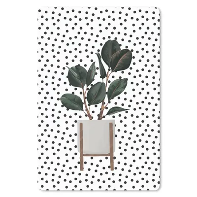 Produktbild von MuchoWow® Mauspad Mousepad Zimmerpflanze - Pflanzgefäß - Pflanzen 40x60 cm - Mousepads - Maus Mat - Pad - Mausunterlage - Schreibtisch Accesoire