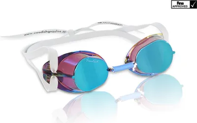 Produktbild von Malmsten Schwedenbrille - metallic verspiegelt, Farbe:blau
