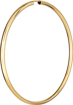 Produktbild von Einzel 333 Gelbgold Creole Ohrring Ohrschmuck Rund Goldohrring 60mm 9019