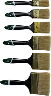 Produktbild von 96 tlg Set Profi Flachpinsel 25/38/50/63 mm je 24 Lackpinsel Pinsel Malerpinsel
