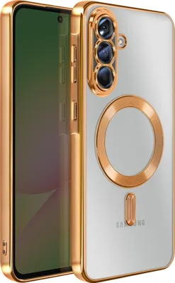 Immagine prodotto di Avizar, cover MagSafe Galaxy A56 con cornice cromata, oro