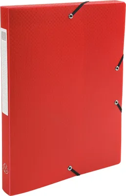 Immagine prodotto di Scatola per archiviazione Exacompta con dorso da 25 mm in PP da 700 µ, opaca, formato DIN A4, rosso