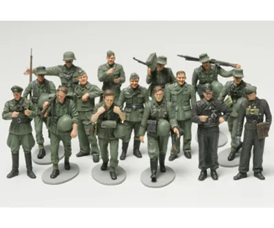 Produktbild von Modellbausatz 1:48 Figuren-Set Deutsche Infanterie, 15-teilig