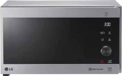 Obrázek produktu pro LG MH6565CPS, Pracovní deska, Kombinovaná mikrovlnná trouba, 25 l, 1150 W, Vestavěný displej, LED