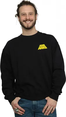 Produktbild von Star Wars - "A New Hope Opening Crawl" Sweatshirt für Herren BI45918 (S) (Schwarz)