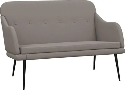Productafbeelding van Bankje 110x76x80 cm stof taupe