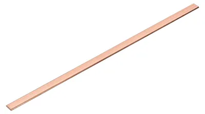 Kupfer-Flachstab C110, 3x12x330 mm, massiv, für Basteln & Elektro