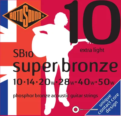 Obrázek produktu pro Rotosound SB10 Struny pro akustickou kytaru