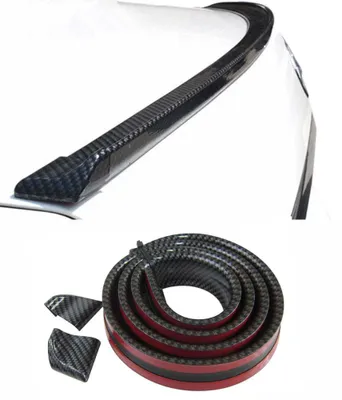 Kofferraumspoiler Heckspoiler Spoiler Lippe Carbon Schwarz für viele Fahrzeuge – Produktansicht