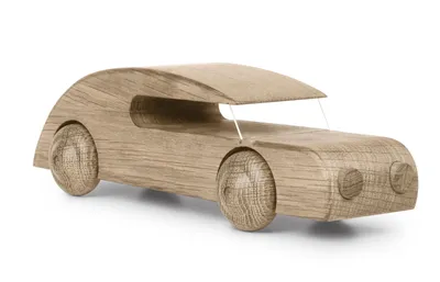 Produktbild von Kay Bojesen Automobil Sedan Eiche 27 cm