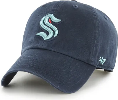 Produktbild von NHL Seattle Kraken Cap Basecap Baseballcap Cleanup navy Kappe
