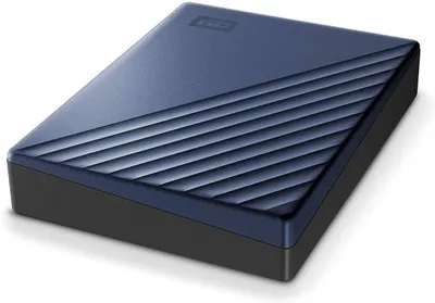 Produktbild von WD My Passport for Mac WDBA2F0050BBL - Festplatte - verschlüsselt - 5 TB - extern (tragbar) - USB 3.2 Gen 1 - 256-Bit-AES - Mitternachtsblau