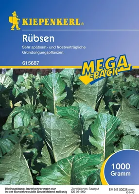Produktbild von Kiepenkerl Saatgut Rübsen Brassica rapa var. silvestris 1 kg