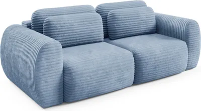 Produktbild von Golgi - 2-Sitzer Schlafsofa, 266x121 cm blau, mit Stauraum