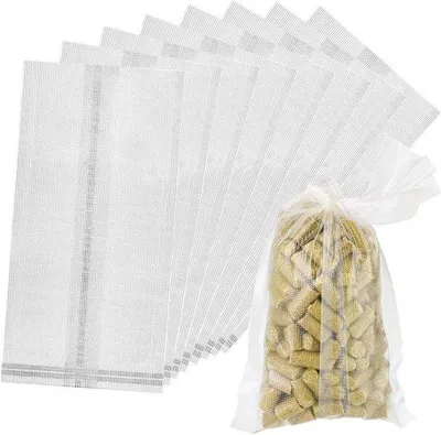 Image de 100 sacs en PVA, solubles dans l'eau, 145 x 73 cm, pêche à la carpe, accessoires de pêche