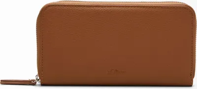 Produktbild von s.Oliver Geldbörse Zip Around Wallet Brown hellbraun