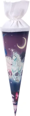 Produktbild von Goldbuch Schultüte Unicorn 35 cm bunt lila
