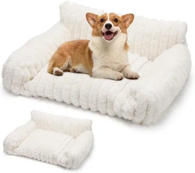Produktbild von Famanu Hundebett und Katzenbett – Weich und Gemütlich – 61 x 48 x 30 cm