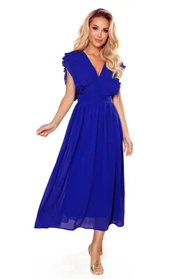 Produktbild von Numoco Midikleid für Frauen Yana königsblau L