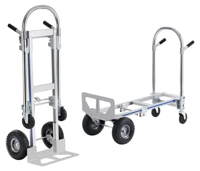 Produktbild von Stapelwagen - Faltbarer Transporter - Plattformwagen - Umzugswagen - Transportwagen - 2-in-1, klappbar