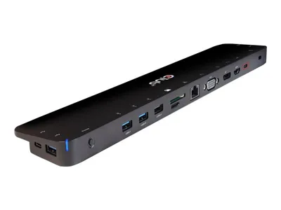 Produktbild von Club3D ChargingDock USB-C 3.2 ->7xUSB/DP/HDMI/LAN/Audio 65W