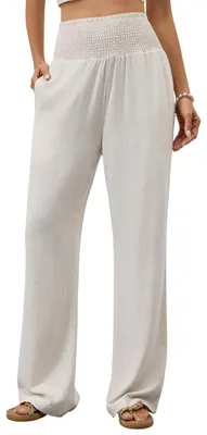 Produktbild von Damen Palazzo-Hose mit Hoher Taille und Weiten Beinen