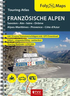 Image de FolyMaps Touringatlas Französische Alpen 1:250.000