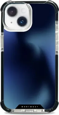 Produktbild von Handyhülle für iPhone 14 mit MagSafe, Mobiwear Elite Bumper, Dunkelblau