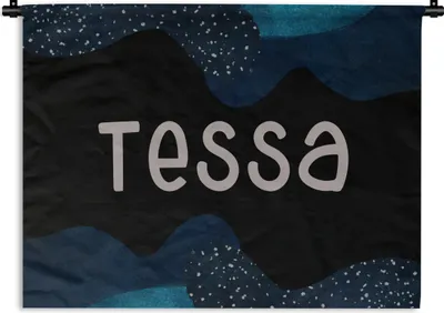 Produktbild von MuchoWow® Wandteppich Wandbehang Tessa - Pastell - Mädchen 120x90 cm Tapisserie Dekoration Wandtuch - Wohnen - Aufhänger für die Wand