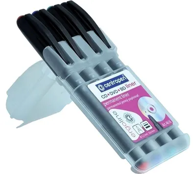 Zdjęcie produktu dla Popisovač na CD a DVD Centropen 4616, 4 ks