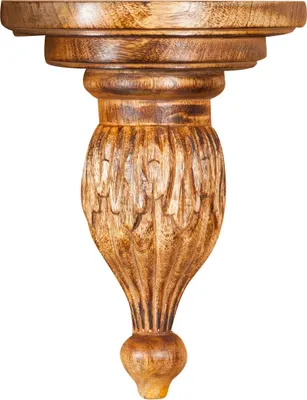 Produktbild von Barock regal 24x11,5x23 cm, Konsole wandregal aus Holz, Regal konsole Holz